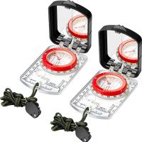 2 aiming compass Mirror Adjustable deflection Compass Hiking orienteering compass map reading compass