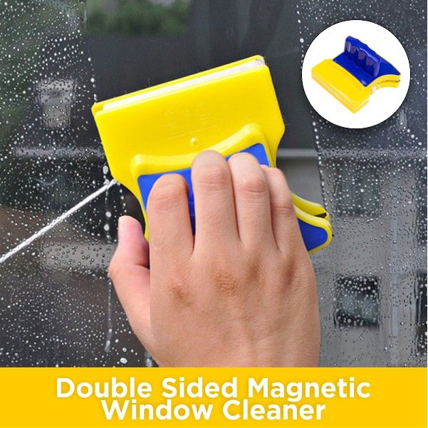 Magnetic Window Cleaner Magic Glass Cleaning Brush Sided Wiper