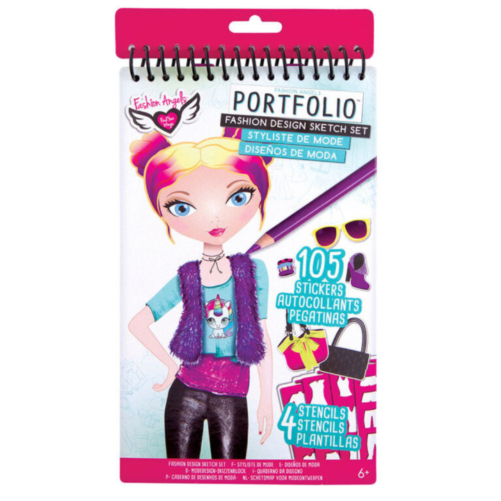 Fashion Angels Find Your Wings Portfolio Fashion Design Sketch Set w