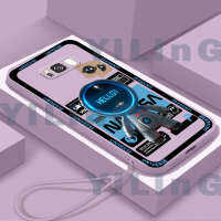 สำหรับเคสโทรศัพท์ S8 Samsung ที่มีดีไซน์ TPU นิ่มลายการ์ตูนนักบินอวกาศสีน้ำเงิน