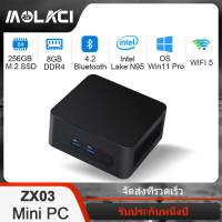 2023 ZX03 Mini PC 12th Gen Intel Alder-N-95 Lake up to 3.4GHz 8/16/32GB DDR4 M.2 2242 SATA SSD Quad-Core 2.4G/5G WiFi 5 Bluetooth 4.2 HDMI Gigabit Internet Mini Computer