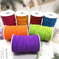 ┅◊✈ 50m/lot 2mm Colorful High-Quality Round Elastic Band Round Elastic Rope Rubber Band Elastic Line DIY Sewing Accessories