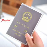 New Clear/Transparent Hot Gift Passport Protector Organizer Holder