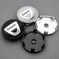 KLL 4pcs 56+60mm Car Wheel Center Hub Cap Badge Emblem Decal Wheel Sticker For Dacia Accessories Duster Logan Dokker Sandero Stepway