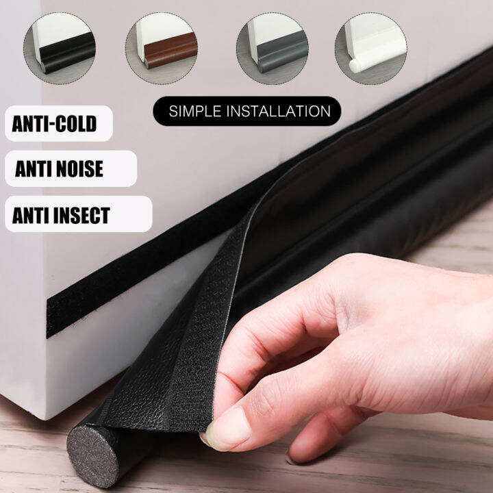 แถบซีลด้านล่างประตูปรับได้ Weatherstrip Under Door Draft Stopper AntiCold One Side Gap Blocker