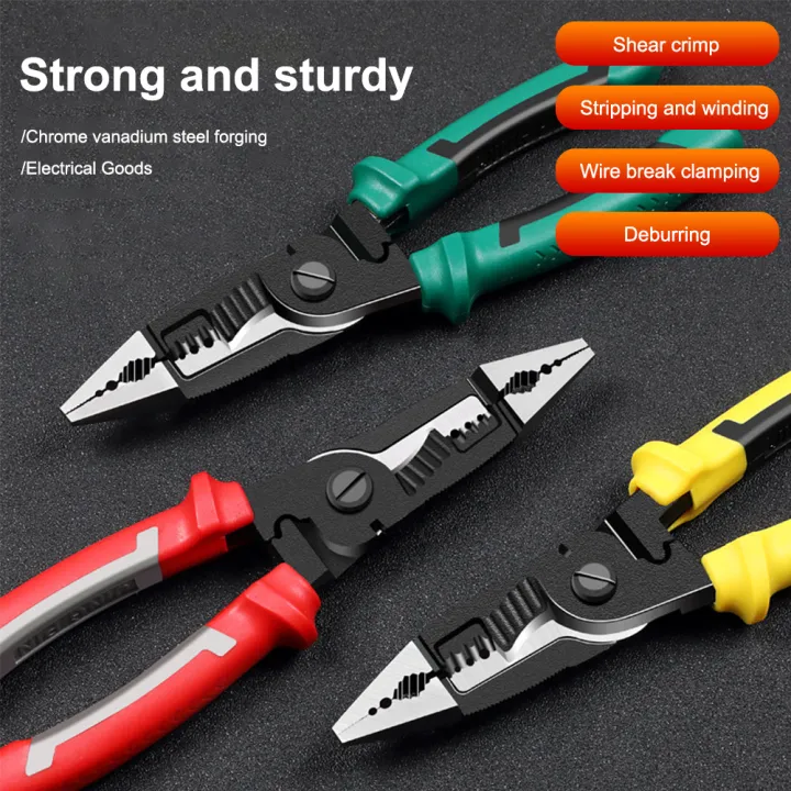 OUDISI Wire Net Cable Stripper Multi 9in1 Electric Wire Cable Cutting