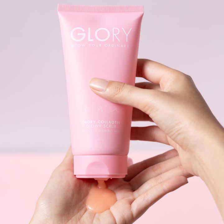 ส่งฟรี-glory-scrub-สครับคอลลาเจน-glory-collagen-glowy-scrub-กลอรี่-คอลลาเจน-โกลววี่-สครับ-glory-collagen-spa-salt-scrub-180g-ผิวนุ่ม-กระจ่างใส