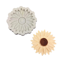 3 Home Decoration Baking Birthday Mold Sun Silicone Fondant Flower With Sakura