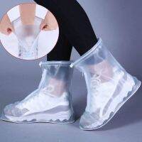 Reusable Waterproof Anti-Slip Rain Shoe Cover Boots Durable PVC Plastic for Walking Travelling