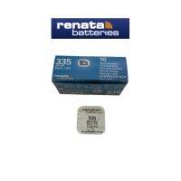 ถ่านนาฬิกา ถ่านกระดุม Renata 335 (SR512SW) Watch Batteries Silver Oxide 1.55V (Swiss Made) ถ่านสวิส แพคกิ้งเม็ดเดี่ยว ถ่านใหม่ ของเเท้