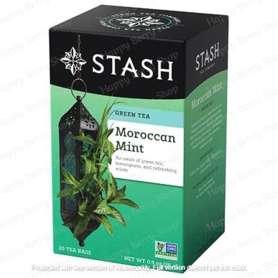 ชาเขียว STASH Green Tea Moroccan Mint ชาโมรอคโคมิ้นต์ 20 tea bags ชารสแปลกใหม่ทั้งชาดำ ชาเขียว ชาผลไม้ และชาสมุนไพรจากต่างประเทศ ✈พร้อมส่ง