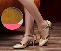 HoYeeLin New Modern Dance Shoes Women Ladies Closed Toe Tango Shoes Standard Waltz Ballroom Dancing Heels Indoor Suede Sole