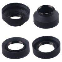 Universal 3-Stage Collapsible 3in1 Rubber Foldable Lens Hood 49mm/52mm/55mm/58mm/62mm/67mm/72mm/77mm/82mm Suit for Canon Nikon