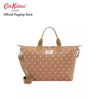 Cath Kidston กระเป๋า MFS Foldaway Holiday Bag ลาย Spot สีครีม