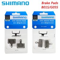 SHIMANO แผ่นดิสก์เบรคจักรยานเสือภูเขาแผ่นเรซิน G01S B01S สำหรับ MT200 M355 M395 M445 M475 M6000 M7000 M615 M675 RS785ชิ้นส่วนจักรยาน M985