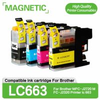 เครื่องพิมพ์ Mfc-J2320 Mfc-J2720หมึกสำหรับเครื่อง Brother เต็มรูปแบบ Lc 663ใหม่4สี Lc663 Bk C C C C C C C C C M Y ที่รองรับตลับหมึก