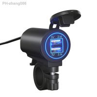 Motorcycle Usb Charger Dual Usb Port Double Aperture Mobile Phone Charging Adapter Modified Accessories