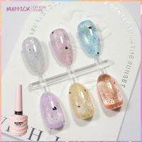 MAFFICK เปลือกไข่นกกระทากาวเปลือกไข่จุดเล็บการออกแบบเจลไพรเมอร์และ Topcoat นำ/หลอดไฟยูวีเคลือบเงา