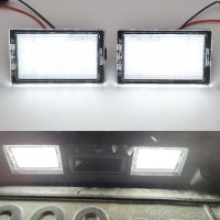 2Pcs Car LED License Plate Lights Lamps White For Land Range Rover Sport L320 Discovery 3 4 LR3 LR4 Freelander 2 LR2 Car Styling