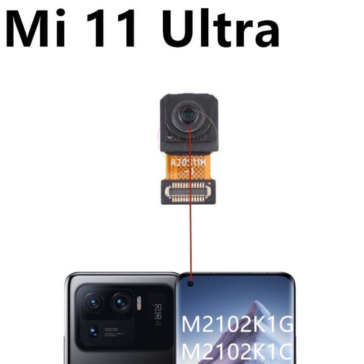 กล้องด้านหลังสําหรับ-xiaomi-mi-11-pro-ultra-front-frontal-selfie-หันหน้าไปทางด้านหลังกล้องหลักขนาดใหญ่โมดูล-flex-cable-อะไหล่ทดแทน