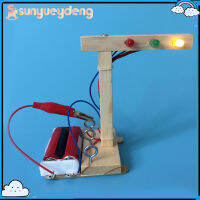 10PCS DIY Traffic Light ตัวต่อจิ๊กซอรว์การทดลองทางวิทยาศาสตร์การศึกษาของเล่น