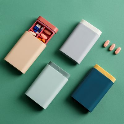 1PCS Fashion Portable Nordic Style Pill Box Tablet Pillbox Dispenser Medicine Boxes Dispensing Medical Kit Organizer