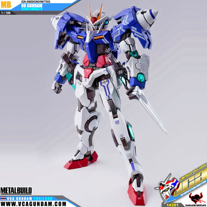 bandai-tamashii-nations-metal-build-00-gundam-seven-sword-ver-หุ่นโมเดลฟิกเกอร์โครงเหล็ก-vca-gundam