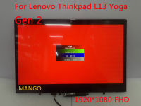 13.3นิ้ว FHD 1920*1080สำหรับ Lenovo Thinkpad L13โยคะ2แล็บท็อบหน้าจอแอลซีดี5M10W64467แผงจอสัมผัสจอแอลซีดี Huawei สัมผัส