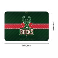 *Milwaukee Bucks NBA1 Champion (6) พรมเช็ดเท้า ผ้าสักหลาด กันลื่น ดูดซับน้ํา แห้งเร็ว 16x24 นิ้ว สําหรับห้องน้ํา ห้องนั่งเล่น โซฟา ห้องนอน พร้อมส่ง