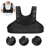 BOBLOV Chest Mount Dual Shoulder Vest เสื้อกั๊กติดที่หน้าอกตัวกล้องติดไหล่คู่สำหรับทุกตัวกล้องสายรัดตัวกล้องทนทานสวมใส่ด้วยตีนตุ๊กแกขนาดกะทัดรัดปรับขนาดได้รองรับสูงสุด1.2เมตร/3.9ft และนาทีขนาดหน้าอก1.1เมตร/3.6ft