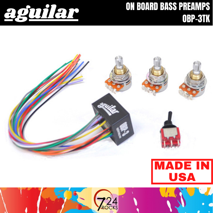 724ROCKS Aguilar Amplification Aguilar OBP3 On Board Bass Preamps