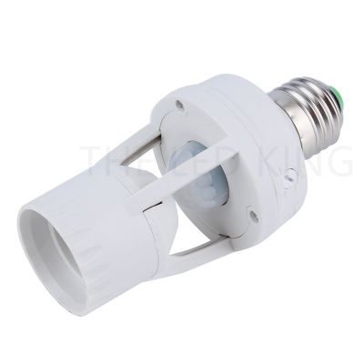 【YF】℡☋℡  E27 Sensor 100-240V Detector Base Lamp Holder With Bulb Socket