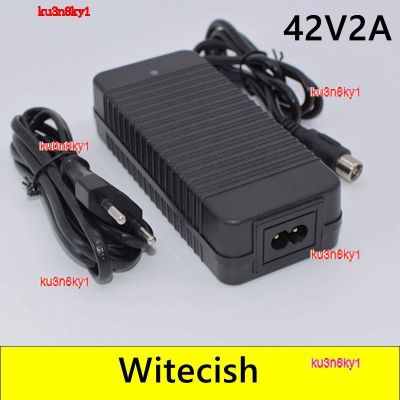 ku3n8ky1 2023 High Quality 36V RCA Charger 10mm Plug Lotus Connector Output 42V 2A Electric Bike Power Board Lithium Battery Scooter Charging