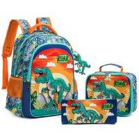 【LZ】▨  Bikab-Mochila Astronauta para Meninos Mochilas Escolares Bookbag para Crianças Dinossauros Kawaii Novo Estilo