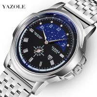 Simple atmospheric yaozle407 men watch waterproof non mechanical stainless steel quartz mens