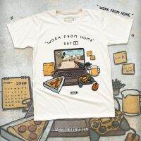 Work from home "Game edition" t-shirt เสื้อยืดลายเล่นเกมส์