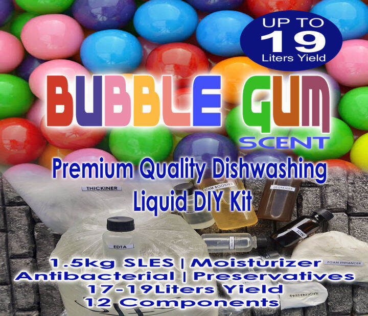 Bubble Gum Scentpremium Quality Dishwashing Liquid Diy Kit12