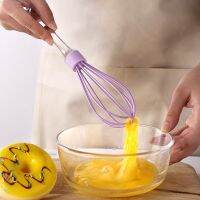 ☬✻ 10 Inch Manual Egg Beater Silicone Handheld Kitchen Mixer Transparent Handle Baking Accessories Free Shipping Wholesale