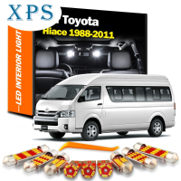 Xps ชุดไฟ LED ตกแต่งภายในสำหรับรถบรรทุกโตโยต้าไฮเอซ Hiace 1988-2011 Canbus โดมในร่มหลอดไฟรถยนต์ Canbus การอ่านแผนที่ชุดหลอดไฟรถท้ายรถ