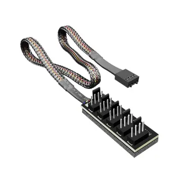  ThreeBulls PWM Fan Hub , PC CPU Cooling 4 PIN/3PIN