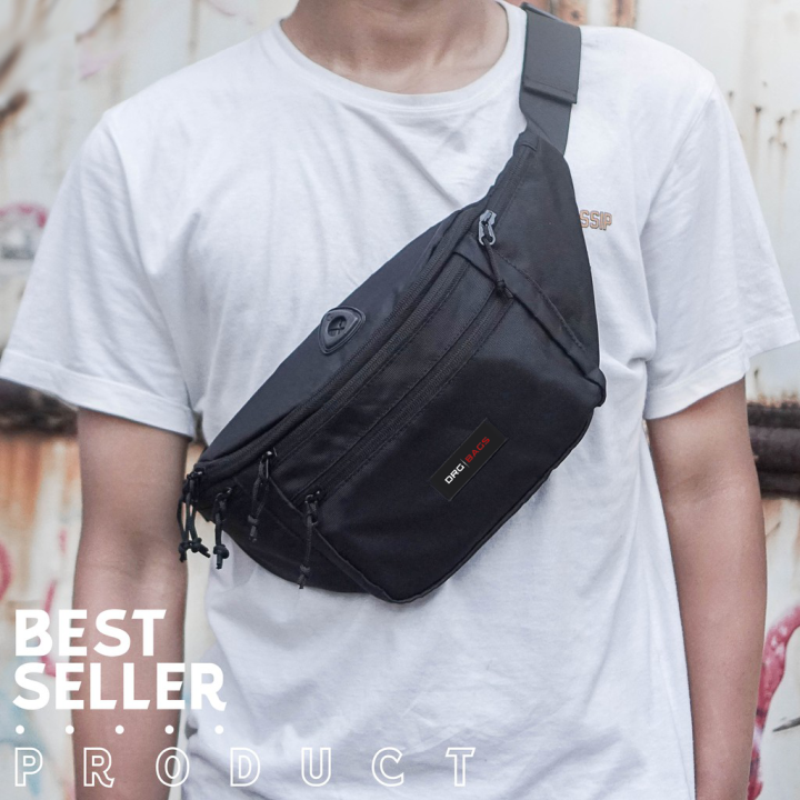 Jual tas selempang pria slempang tas waist bag sling bag pria tas