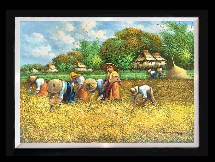 Harvest Oil Painting Wall Decor 