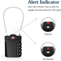 Anti-theft Lock Protection Security 4 Dial Digit Combination Lock TSA Customs Lock Safely Code Lock Combination Lock