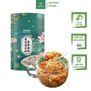 Bột củ sen mix hạt dinh dưỡng hoa quế chi hạnh nhân dưỡng nhan giảm cân ăn