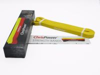 ChrisPower Strength Band ยางยืดออกกำลังกาย Yellow(Light)101.60cmx1.27cm สีเหลือง