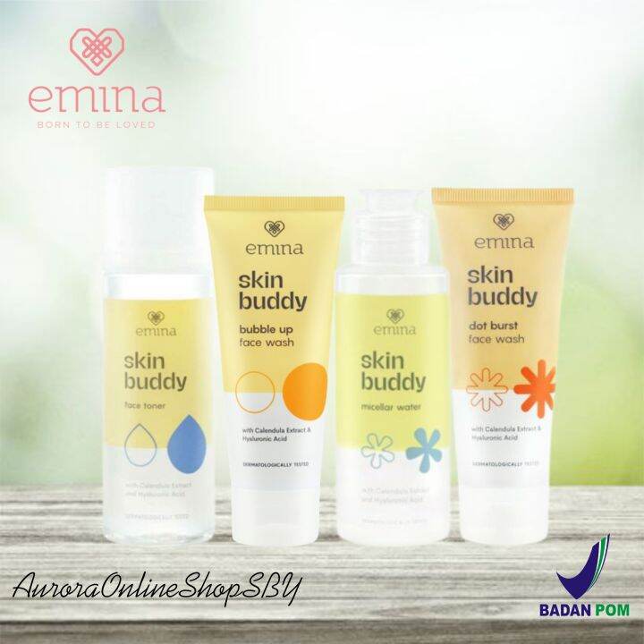 Emina Skin Buddy Series Double Bubble Face Wash Dot Burst Lazada