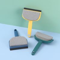 Double-sided brush head glass mirror two-in-one cleaning brush wipe glass artifact multi-use wiper scouring pad sponge wipe