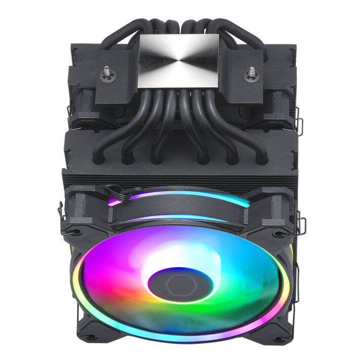 cooler-master-cpu-air-cooler-hyper-622-halo-argb-black-ชุดพัดลมระบายความร้อน-สีดำ-มีไฟ-rgb-ของแท้-ประกันศูนย์-2ปี