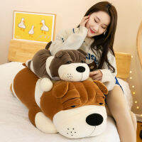 Shar Pei dog pillow plush toy สุนัขนอน หมอนขนาดควีนไซส์ ตุ๊กตาสุนัข ตุ๊กตาตุ๊กตาเพศชายและเพศหญิง ของขวัญวันเกิด