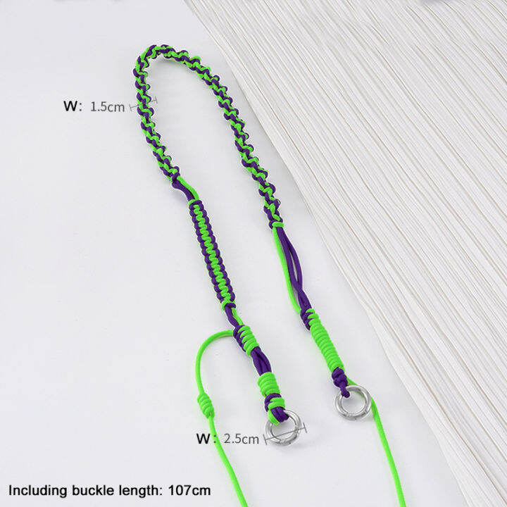 diy-lanyard-สีสันทอมือ-lanyard-cotton-hand-strap-สายคล้องคอที่ถอดออกได้